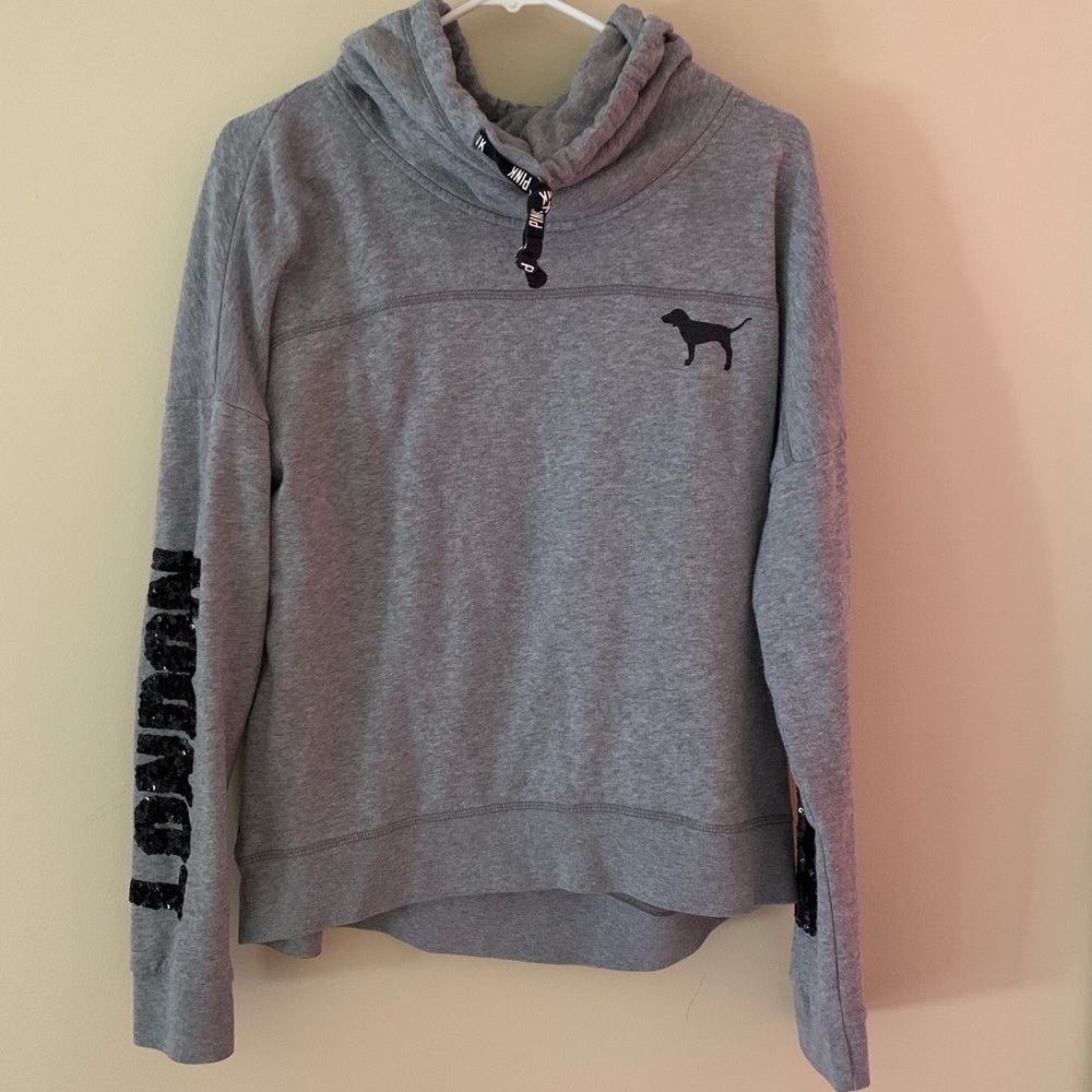 PINK pull over sequence lettering
